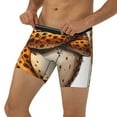 thumbnail image 3 of Salouo Cartoon Cheetah With Attitude Pattern Men's Boxer Briefs, Soft & Breathable Underwear Elastic Waistband Briefs for Men,1-Pack, 3 of 7
