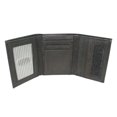 thumbnail image 2 of Tri-Fold Leather Wallet for men V-Tape Closer Window ID  Black, 2 of 3