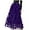 Purple, variant on HNMKIU Women's Retro High Waist A Line Midi Skirt with 3D Polka Dot Yarn Design Half Length Skirt Green，L