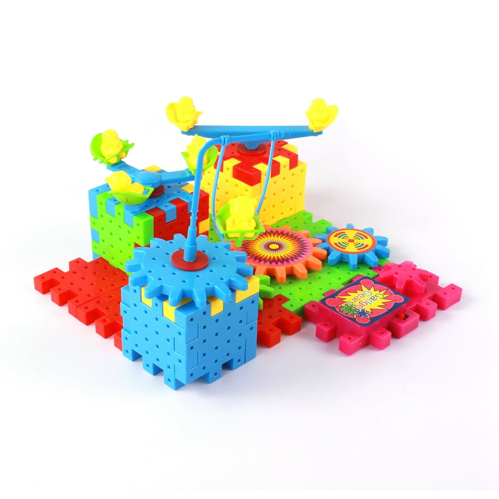 WonderPlay Fun way to Learn! Creative Gadget Gears 81Piece Building
