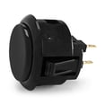 thumbnail image 1 of Methold Botón de presión ligero, pequeño, multicolor, redondo, interruptor de Arcade, reinicio automático, llave corta, accesorio de juego sensible a Videojuegos y accesorios Negro, 1 of 6