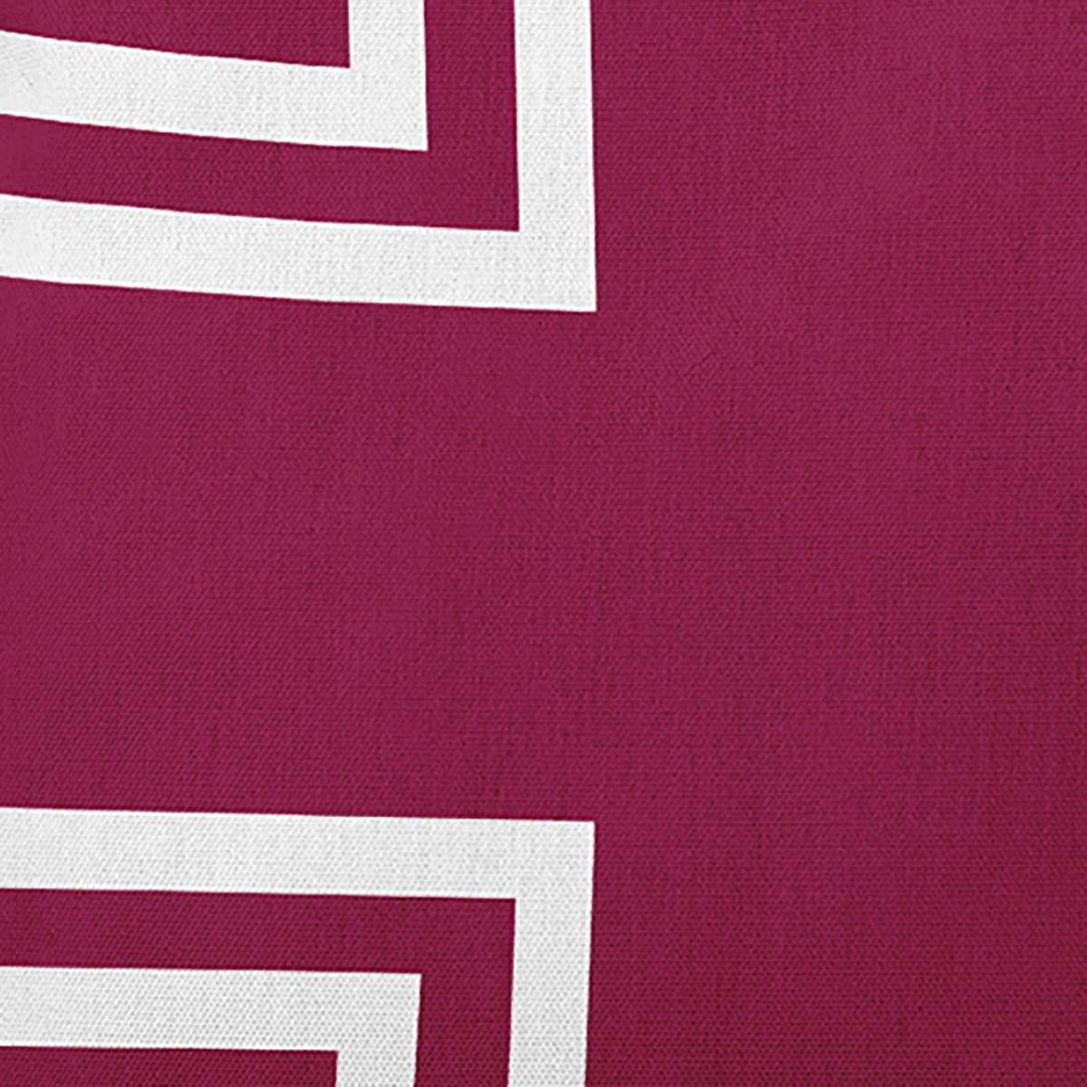 Simply Daisy 20-inch Square Corner Stripes Polyester Indoor Pillow, Maroon Red Qty 1
