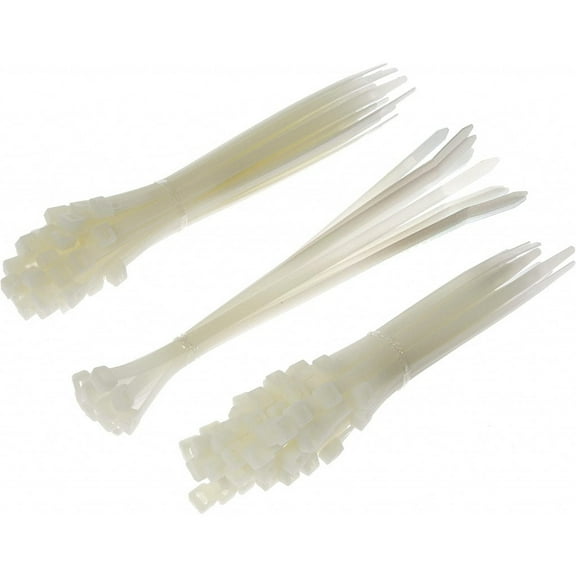 KarParts360 Wire Ties | Nylon | White | Heavy Duty Cable Tie