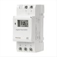 thumbnail image 1 of Interruptor Temporizador Digital Programable Semanal de 2 Cables con Carril DIN, Control de Relé, CA THC 15 A, 30 A, 220 V, 12 V., 1 of 5