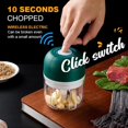 thumbnail image 3 of CAROOTU Electric Minced Garlic Machine Waterproof Portable Food Chopper Crusher, 3 of 6