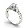 thumbnail image 2 of 1/2 Carat T.W. Diamond Classic 14kt White Gold Engagement Ring, 2 of 4