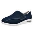thumbnail image 4 of XIHAHA hombres mujeres ortopédicas pies anchos zapatos hinchados zapato para caminar pulgar Eversion ajuste suave cómodo zapatos para diabéticos, 4 of 5