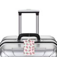 thumbnail image 3 of Rocae Strawberry for Leather Luggage Baggage Tags ID Label Privacy Cover ID Label with Stainless Steel Loop and Address Card, 3 of 5