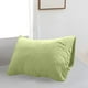 thumbnail image 4 of Funda de almohada lavada de color sólido para ropa de cama - Funda de almohada de poliéster transpirable, diseño suave sin núcleo para dormir cómodamente, 4 of 6