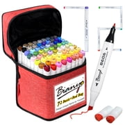 Bianyo Classic Series Alcohol-Based Dual Tip Art Markers، مجموعة من 72