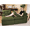 Green, variant on Modular Sofa, No Armrests, At Will DIY, Soft Corduroy Fabric, Neck Pillow-Back Lounge Sofa Chair, Reading Nook or Apartment Living, Lumbar Pillow, 2 Seats, Upholstered (Green)