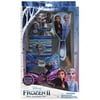 Frozen 2 Hair Accessory Set(Brush, Glitter Bow w/charm, Bow, 2 snap clips, 12 elastics w/charm).