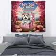 thumbnail image 3 of My Dog Is My Valentine Cute Havanese in Gift Box Tapestry Havanese Dog Lover Gifts Idea Wall Hanging Backdrop Home Decor - 03006, 3 of 5
