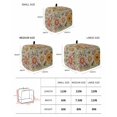 thumbnail image 2 of Vintage Daisy Floral Toaster Cover 2 Slice, Small Kitchen Appliance Covers, Spring Flowers Botanical Leaves Rustic Toaster Oven Cover with Loop, Bread Machine Cover Polyester Dust Cover Protection, 2 of 4