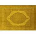 thumbnail image 1 of Ahgly Company Indoor Rectangle Medallion Yellow French Area Rugs, 4' x 6', 1 of 4