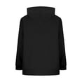 thumbnail image 3 of Yokua Women's Oversized Zip Hoodie Casual Long Sleeve Fleece Jacket Cute Girls Sweatshirt, 3 of 9