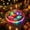 MulticolorD, variant on Talqzovs Circular Decorative Cup Placemats , 3.94x0.23in Christmas Placemats Christmas LED Acrylic Light Up Glowing Table Mat