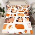 thumbnail image 4 of jejeloiu Cute Opossum Twin Sheet Sets,Kawaii Animals Bedding,Brown White 03 For Teens 3-Piece, 4 of 7