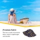 thumbnail image 4 of Jumpingount Sombrero de cubo Decoración de vestir femenina Estilo simple Sombreros para adultos Patrón de frutas de verano Parasol Sombreros de pescador Sombreros Plátano azul marino 56-58cm Jumpingount AP011570-03, 4 of 6