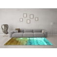 thumbnail image 3 of Ahgly Company Indoor Rectangle Oriental Turquoise Blue Industrial Area Rugs, 8' x 12', 3 of 4