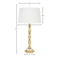 thumbnail image 2 of Couture Lamps Moso Table Lamp with Casual Linen Lamp Shade Gold, 2 of 4
