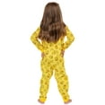 thumbnail image 3 of Sesame Street Big Bird Pajamas Toddler Fleece Footless Sleeper One Piece PJ, 3 of 7