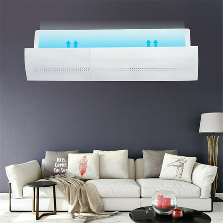 

SIfdSeng Zipper Blanket Air Conditioner Cold Wind Shield Deflector Tape Anti Direct Blowing Adjustable