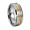 thumbnail image 5 of Titanium Steel Carbon Fiber Dragon Ring Material Style Simple Stylish Features Plating Color Image Color Image, 5 of 7