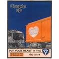 thumbnail image 2 of J. F. Butler 15x18 Gold Ornate Wood Frame and Double Matted Museum Art Print Titled - Couple Up Put Your Heart in the R.R.Y., May 18-24 (1910), 2 of 4
