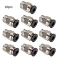 thumbnail image 1 of M10 10 piezas de accesorios neumáticos rectos de latón Pc4-m6/m10 conector de herramienta de aire, 1 of 5