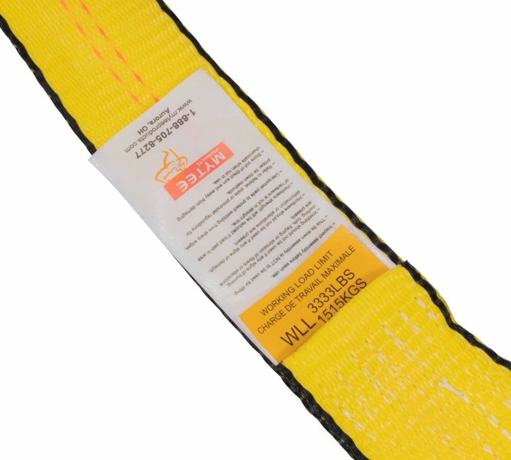 (10 Pack) 2" x 30' Ratchet Straps w/Chain, WLL 3400 Tie Down Strap