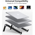 thumbnail image 2 of Laptop Stand Portable, Adjustable Tablet Stand for Desk, Foldable Laptop Holder,Compatible with MacBook Air Pro, Dell, HP, ASUS and All Laptops 10 -17 Inch, 2 of 8