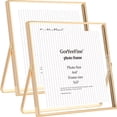 thumbnail image 1 of Conjunto de Marco Flotante GorYeeFine Dorado 13x13 cm para Fotos 12,8x12,8 cm, 1 of 7