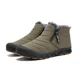 thumbnail image 2 of Botas de nieve para hombre, zapatos cálidos de piel de gran tamaño para invierno, botines largos de felpa, zapatillas informales para exteriores Unisex, botas antideslizantes duraderas, 2 of 5