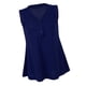 thumbnail image 5 of Blusa sin mangas para mujer, estilo casual Azul 2XL, 5 of 9