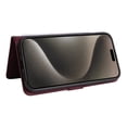thumbnail image 2 of Wallet Case for iPhone 16 Plus, PU Leather Detachable Magnetic Inner Case with Kickstand Card Holder Hand Strap for iPhone 16 Plus Flip Wallet 2 In 1 Cover for Women Men - Winered, 2 of 5