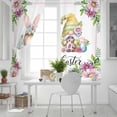 thumbnail image 5 of Happy Easter Blackout Curtains for Bedroom, Watercolor Gnomes Eggs Flowers Botanical Spring Thermal Insulated Kitchen Drapes with Grommets, Light Blocking Window Treatment, 2 Panels 52" x 84", 5 of 7