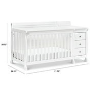 DaVinci Kalani 4-in-1 Convertible Crib & Changer in White