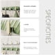 thumbnail image 5 of onlyliua para Interior/Exterior Perchero de Pared con Ganchos para Abrigos, 10,6'' de Largo, Perchero Moderno para Colgar En La Entrada, Perchero con 4 Ganchos, 2 Ganchos Decorativos para Abrigos, 5 of 7