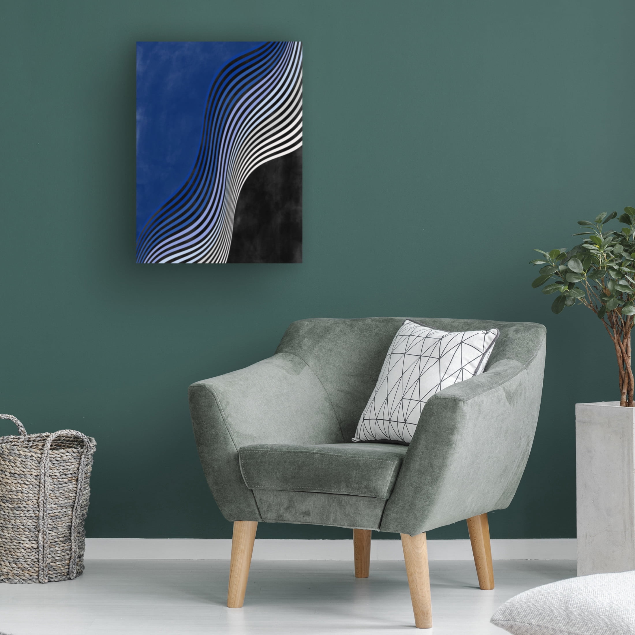Trademark Fine Art Elena Ristova Indigo38 Canvas Wall Art