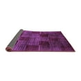 thumbnail image 2 of Ahgly Company Indoor Square Abstract Purple Modern Area Rugs, 7' Square, 2 of 4