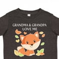 thumbnail image 4 of Inktastic Grandma and Grandpa Love Me- Little Fox Boys or Girls Toddler T-Shirt, 4 of 5