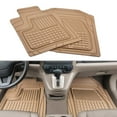 thumbnail image 5 of Motor Trend Performance Plus Rubber Car Floor Mats - Heavy Duty Semi-Custom All-Weather Liners - 4pc Set, 5 of 9
