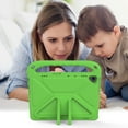 thumbnail image 5 of Allytech Lenovo Tab P10 10.1" Case Model TB-X705F TB-X705L,Soft EVA Rubber Children Proof Handle Kickstand Heavy Duty Protection Shockproof Case Cover for Lenovo Tab P10 10.1" TB-X705F TB-X705L,Green, 5 of 6