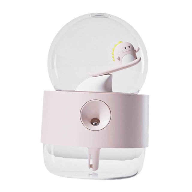 Humidificador de aire portátil de agua de 300ml Humidificador de niebla fría de bajo ruido para escritorio sala de Esquí rosa Baoblaze Humidificador de aire