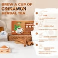 thumbnail image 5 of LeafLea 80 Cinnamon Tea Bags - Hot Cinnamon Spice Tea, Caffeine-Free, Sugar-Free, Te De Canela, 5 of 18