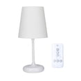 thumbnail image 2 of Lampe de Table à Commande Tactile LED Lampe de Chevet Sans Fil Rechargeable USB avec Télécommande pour Chambre Bureau Dortoir, 2 of 9