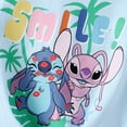 thumbnail image 4 of Disney Stitch Girls Summer Outfits Angle Graphic Tee Tank Top and Shorts Bottoms School 2 Piece Set Valentine’s Day Kids 8-9Y, 4 of 8