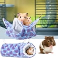 thumbnail image 3 of Warm Hamster Tunnel Bed with Hanging Design Pet Bed Cage Accessories - Ideal for Chipmunks, Ferrets, and Rats, 3 of 8