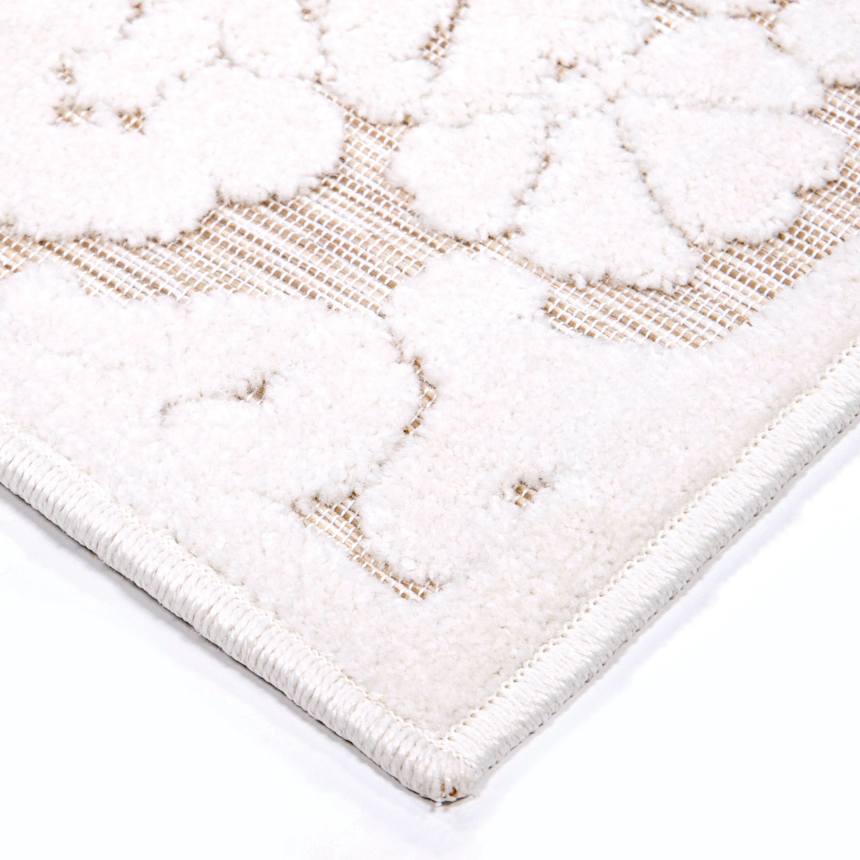 My Texas House Charlotte 9' X 13' Natural Driftwood Floral Area Rug